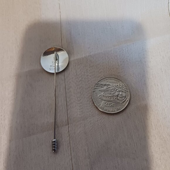 Kirk Pewter Etched Stick Pin - Picture 5 of 7